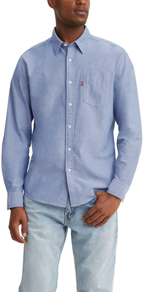 Levi's Men's Classic 1 Pocket Long Sleeve Button Up Shirt